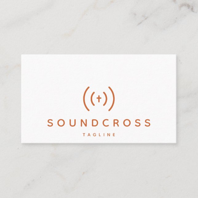 Modèle de carte de visite pour le logo croix et so (Devant)
