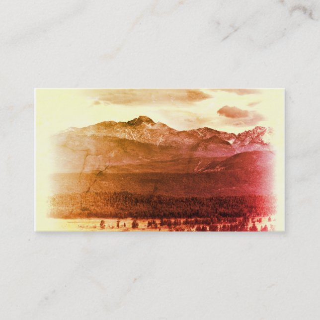 Modèle de carte de visite Rocky Mountain (Devant)