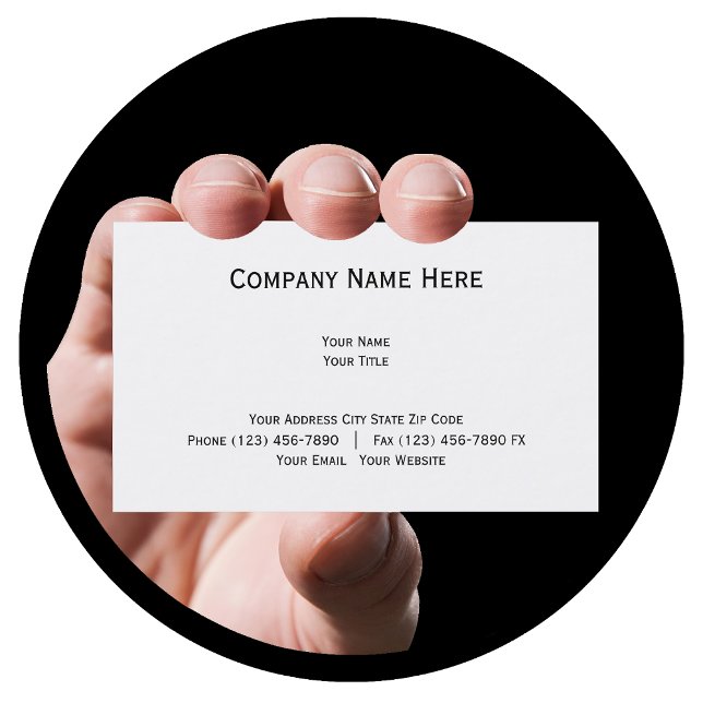 Modèle de carte de visite simple 1 (Créateur téléchargé)