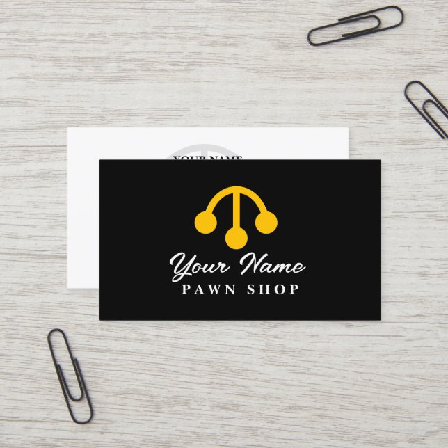 Modèle de carte de visite symbole de logo de l'ate (Devant/Arrière en situation)