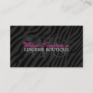 Modèle de carte de visite Zebra