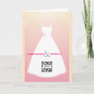 Modèle de carte de vœux Mariage