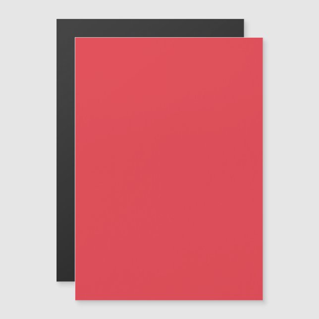 Modèle de carte magnétique rouge tomate – Personna (Devant / Derrière)