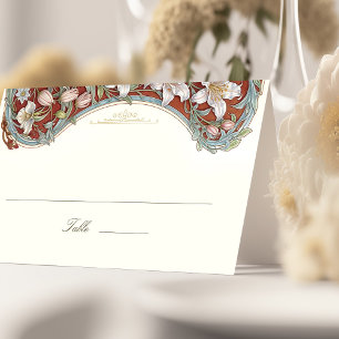 Modèle de carte Mariage baroque