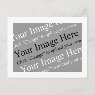 Modèle de carte postale personnalisée