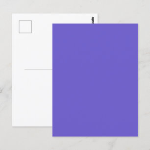 Modèle de carte postale personnalisée bleu ardoise