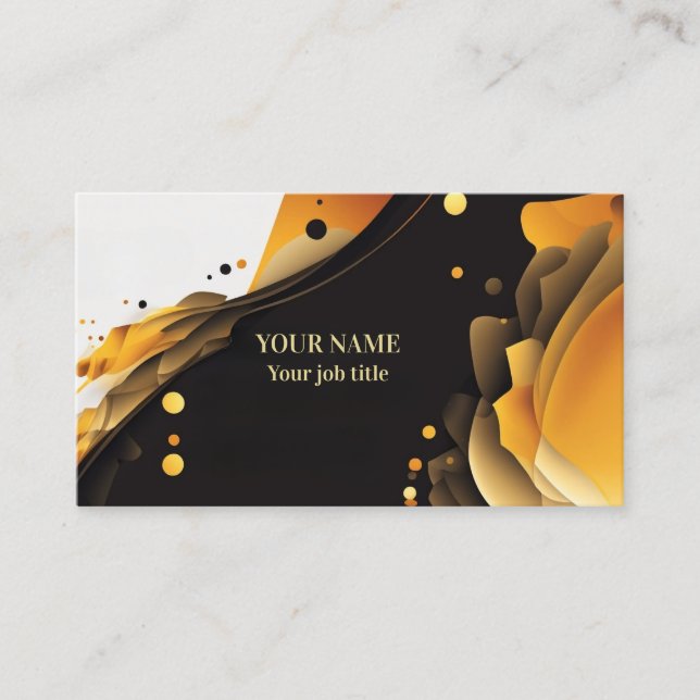 Modèle de carte professionnelle élégant (Devant)