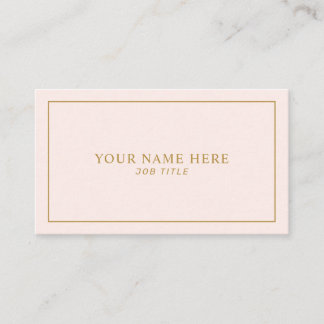 Modèle de carte professionnelle féminine