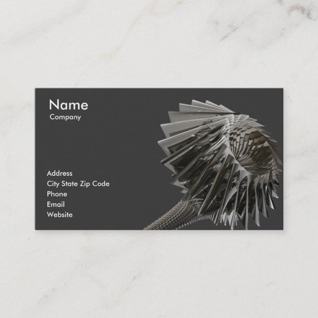 Modèle de carte professionnelle professionnelle Ab (Devant)