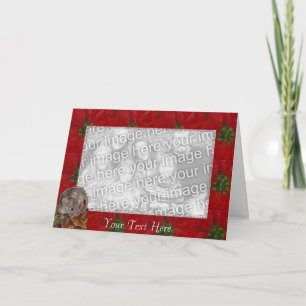 Modèle de carte - Souris de Noël