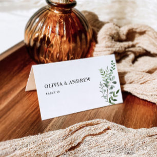 Modèle de cartes de Mariage de verdure