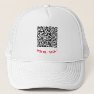 Modèle de casquette de camionneur avec information
