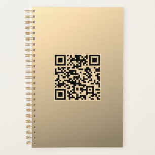 Modèle de code QR immédiatement modifiable Or Fa