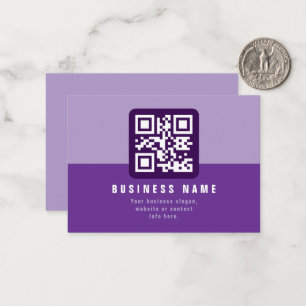 Modèle de code QR moderne modifiable   Purples