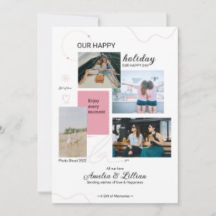 Modèle de Collage de photos de vacances