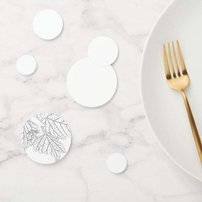 Modèle de confetti de table (Groupe)