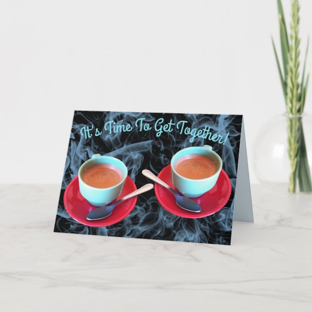 Modèle de couverture de tasses d'espresso colorées (Devant)