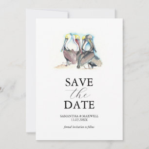 Modèle de faire-part de mariage Floride Pélican à 