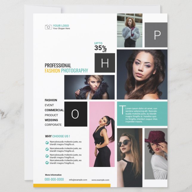 Modèle de Flyer de Photographie (Devant)