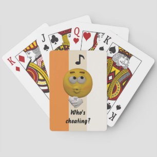 Modèle de fraude de cartes de jeu d'émoticône