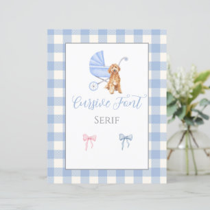 Modèle de jeu personnalisable baby shower