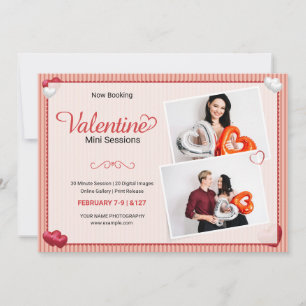 Modèle de la mini session de la Saint-Valentin