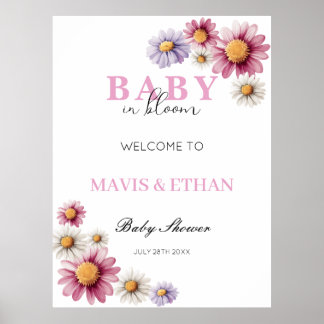 Modèle de l'affiche Affiche de bienvenue baby show