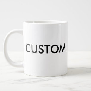 Modèle de maquette de tasse géante personnalisée, 