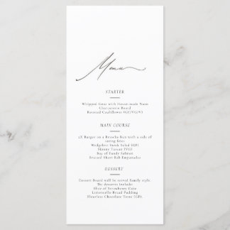 Modèle de menu