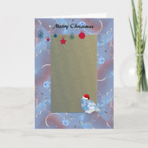 Modèle de merlebleu à Noël