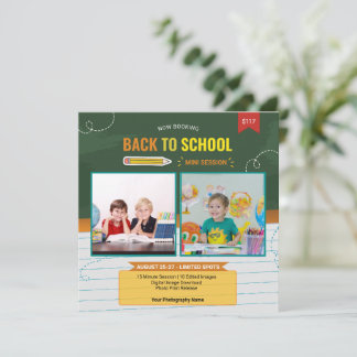 Modèle de mini session de rentrée scolaire