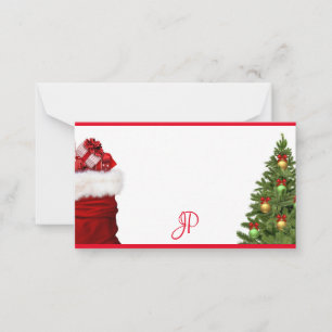 Modèle de monogramme manuscrit de Noël personnalis