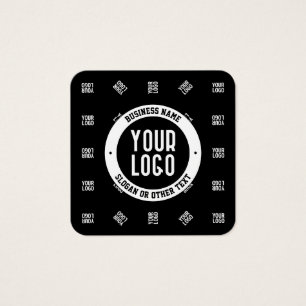 Modèle de Motif Logo moderne unique Black