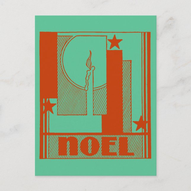Modèle de Noël Art Déco Noel (Devant)