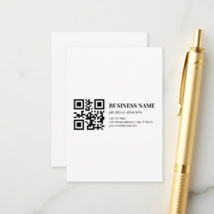 Modèle de nom d'entreprise de code QR personnalisé