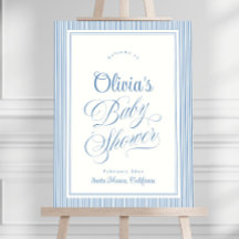 Modèle de pancarte de bienvenue pour Baby Shower,