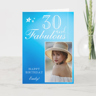 Modèle de photo d'anniversaire 30 ans élégant | Pe