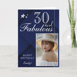 Modèle de photo d'anniversaire 30 ans élégant | Pe