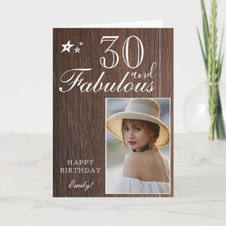 Modèle de photo d'anniversaire 30 ans élégant | Pe