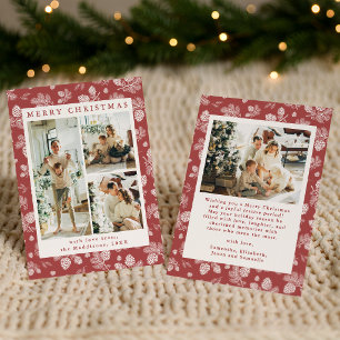 Modèle de photos de famille Cônes de Pin de Noël R