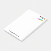 Modèle de Post-it® Notes personnalisées avec le lo
