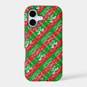 Modèle de pull moche avec grelots Joyeux Noël lain
