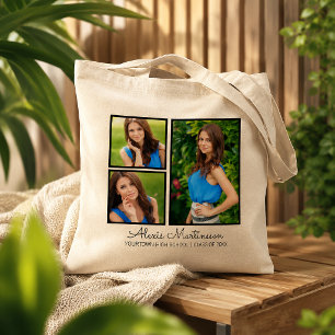 Modèle de sac fourre-tout pour trois photos de rem