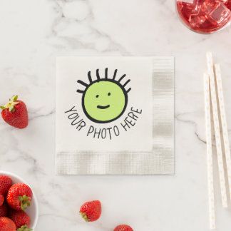 Modèle de serviettes en papier COCKTAIL ECRU avec