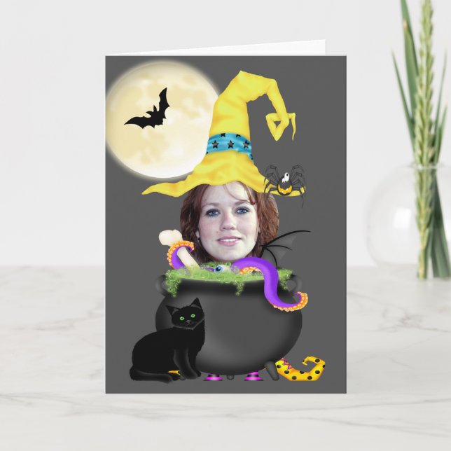 Modèle de sorcière Halloween (Devant)