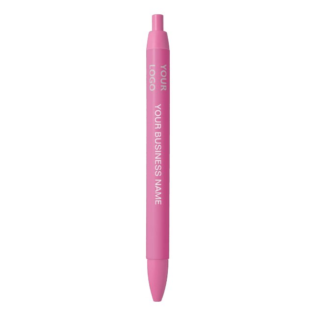 Modèle de stylo avec logo personnalisé pour le nom (devant Vertical)