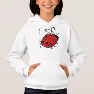 Modèle de sweat - shirt à capuche de coccinelle