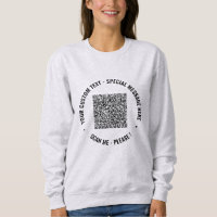 Modèle de Sweatshirt de texte personnalisé pour vo