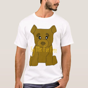 Modèle de T-shirt d'ours Brown