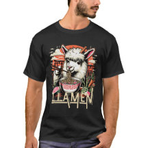 Modèle de t-shirt LLAMEN pour homme ou femme